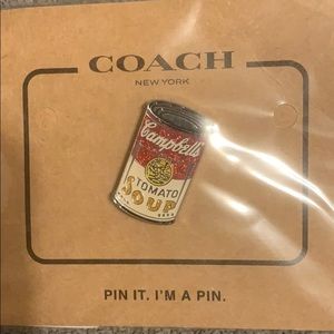 Coach Campbell’s Soup Can pin
